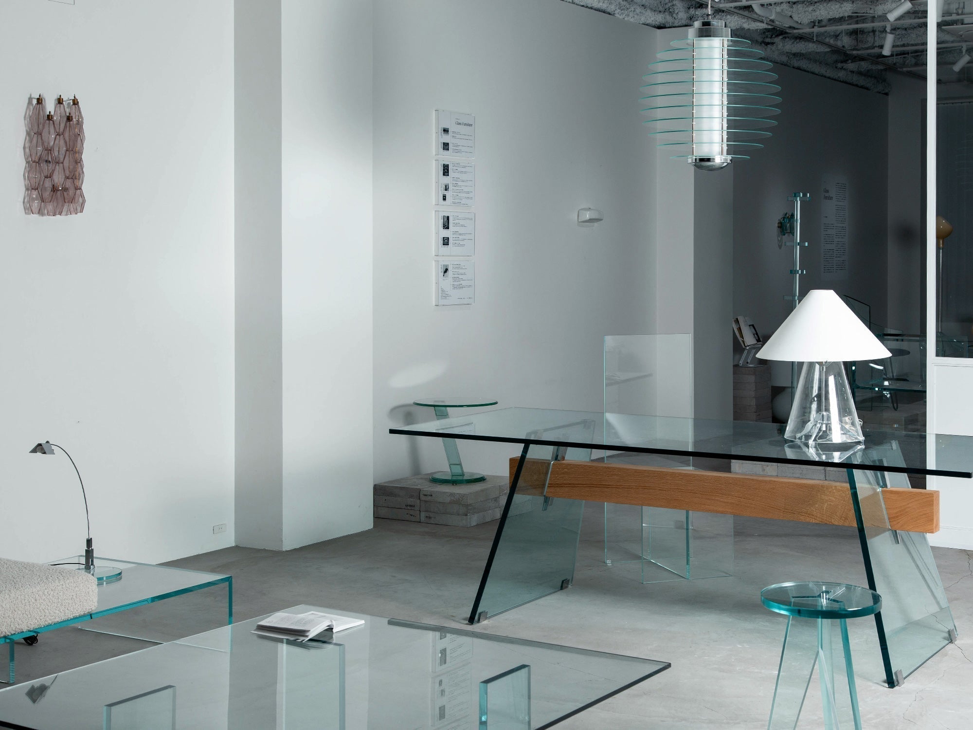ヨーロッパ製 最高級 カウンタートップ ガラスフロント スライド ユニット Glass Furniture – topso