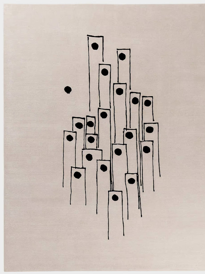 Viaggio nella Fantasia Rug by Bruno Munari for AMINI