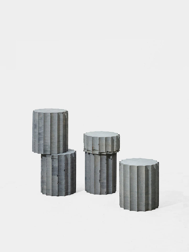 Side Table in Daté Kan Stone by AtMa inc.