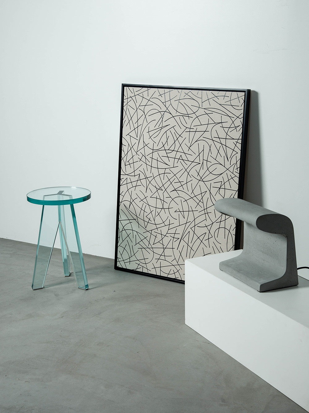 Borne Béton Petite Table Lamp by Le Corbusier for NEMO