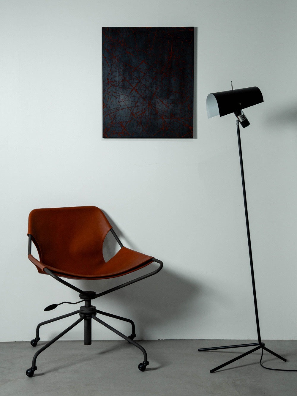 Paulistano Office Chair by Paulo Mendes da Rocha for OBJEKTO in Black Frame