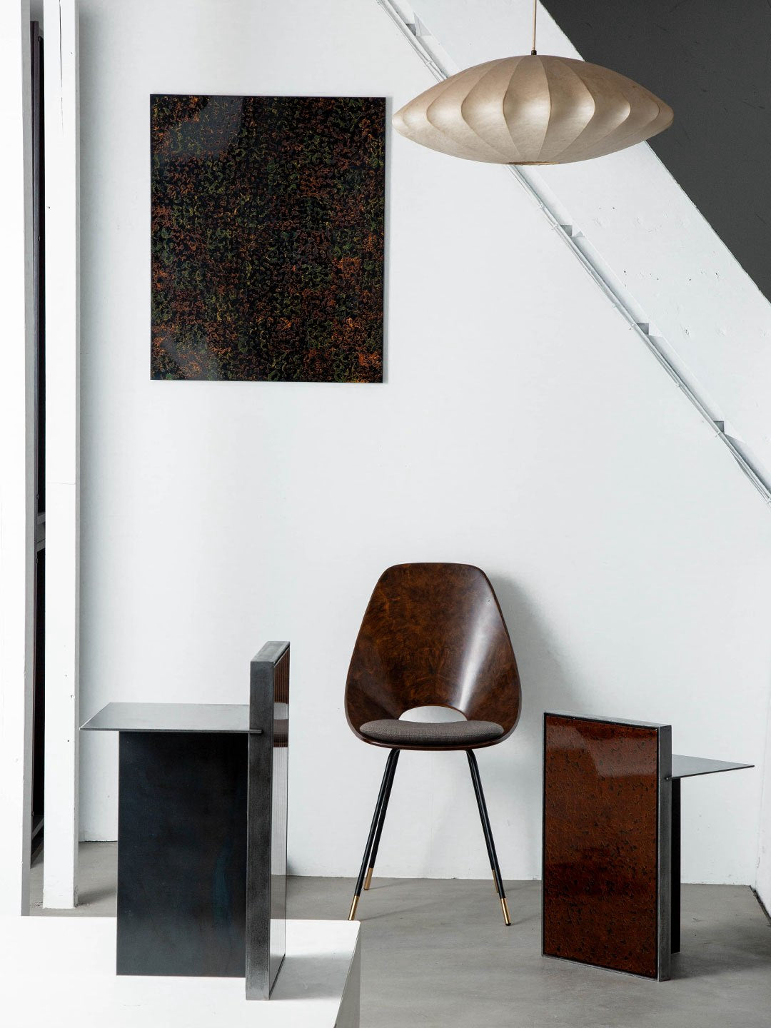 Briar Walnut Medea Chair by Vittorio Nobili for Medea