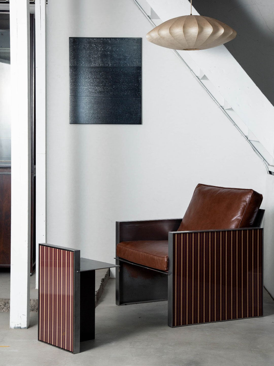 Pinstripe Chair by Domhnall Nolan × MAKINO URUSHI DESIGN