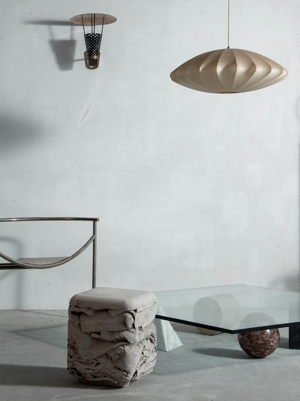 Trash Cube Stool by Nicolas le Moigne for Swisspearl