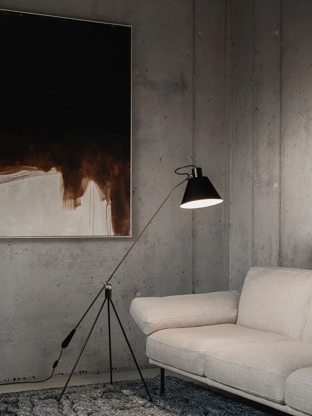 Magneto Floor Lamp by Henk Fillekes for Pastoe