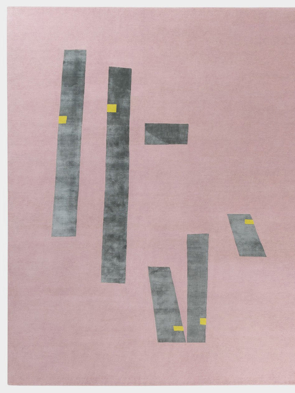 Macchine Inutili Rug in Pink by Bruno Munari for AMINI