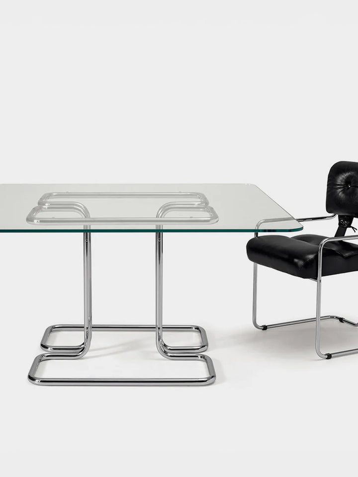 Guido Faleschini,グイド・ファレスキーニ,4mariani,クワトロマリアーニ,TUCROMA, glass table,トゥクロマ,ラガラステーブル,topso,トプソ,デザイナーズ家具,ショールーム,清澄白河,インテリアデザイン