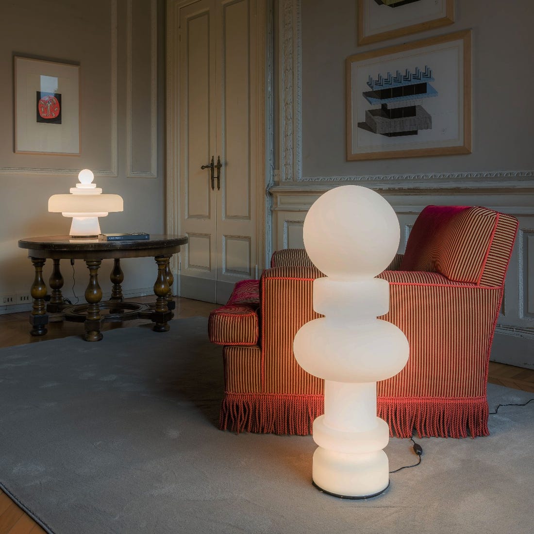 REGINA Floor Lamp by Bobo Piccoli for FontanaArte