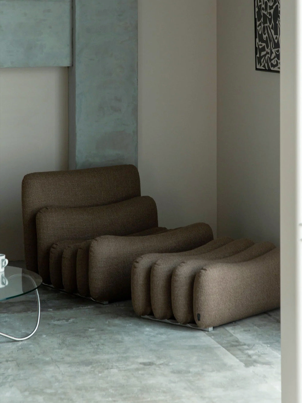 Additional System Armchair + Ottoman by Joe Colombo for Tacchini