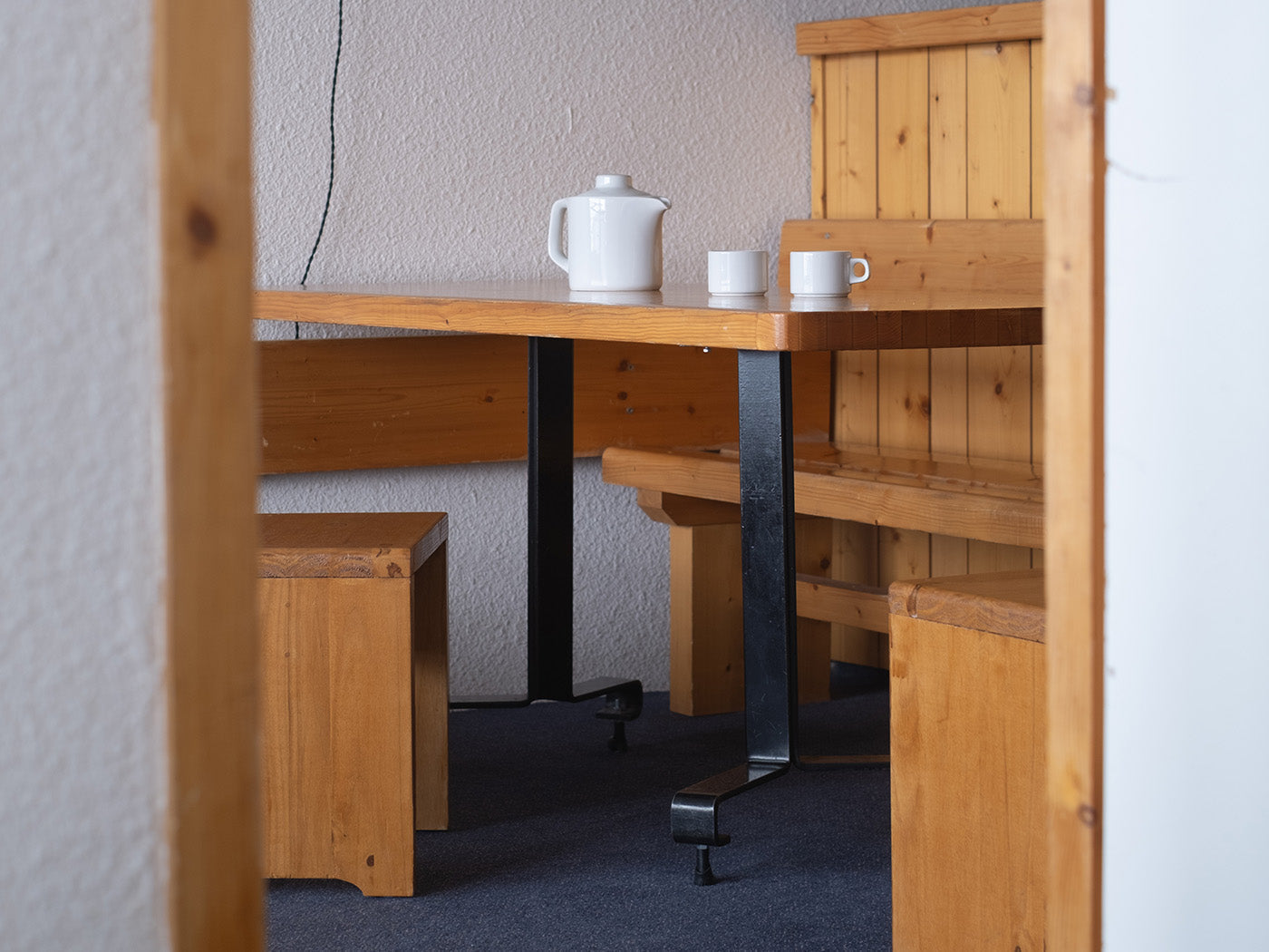 The interiors of Les Arcs by Charlotte Perriand（レ・ザルクの室内デザイン｜シャルロット・ペリアン）