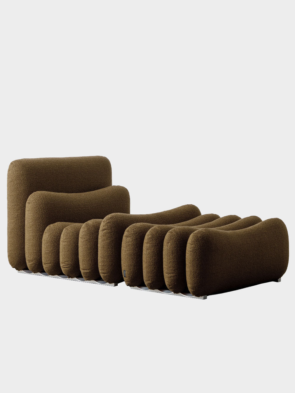 Additional System Armchair + Ottoman by Joe Colombo for Tacchini