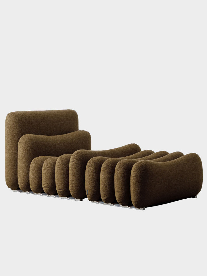 Additional System Armchair + Ottoman by Joe Colombo for Tacchini
