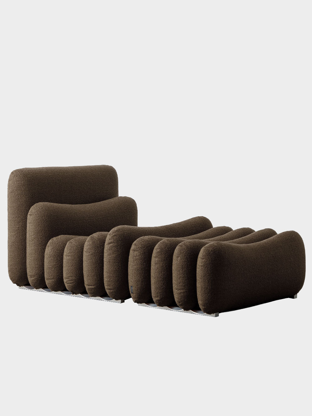 Additional System Armchair + Ottoman by Joe Colombo for Tacchini