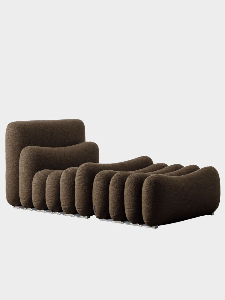 Additional System Armchair + Ottoman by Joe Colombo for Tacchini