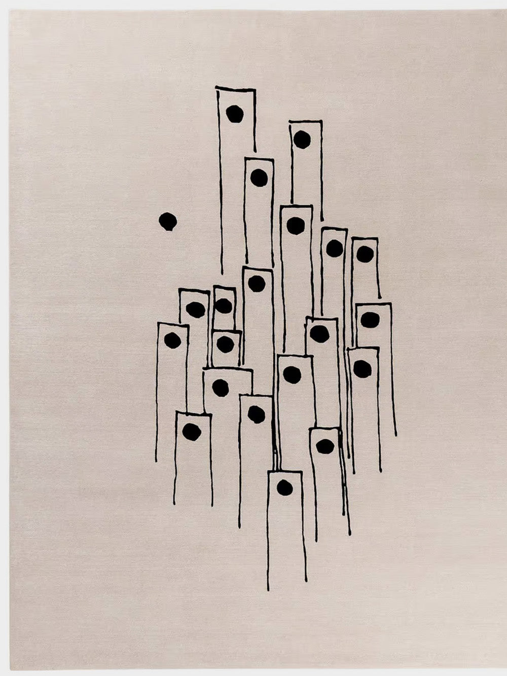 Viaggio nella Fantasia Rug by Bruno Munari for AMINI