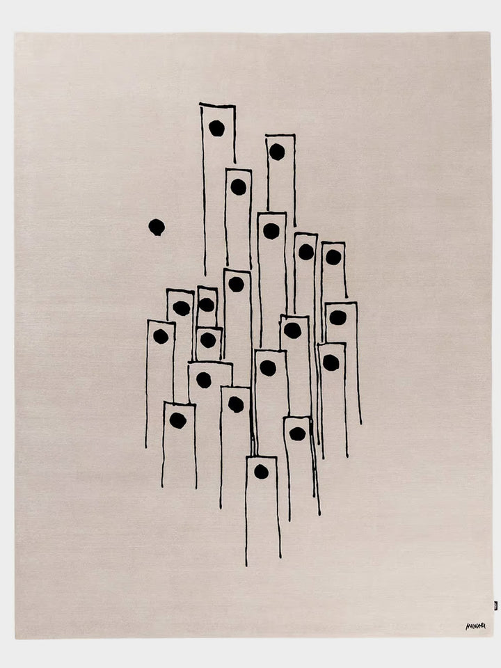 Viaggio nella Fantasia Rug by Bruno Munari for AMINI