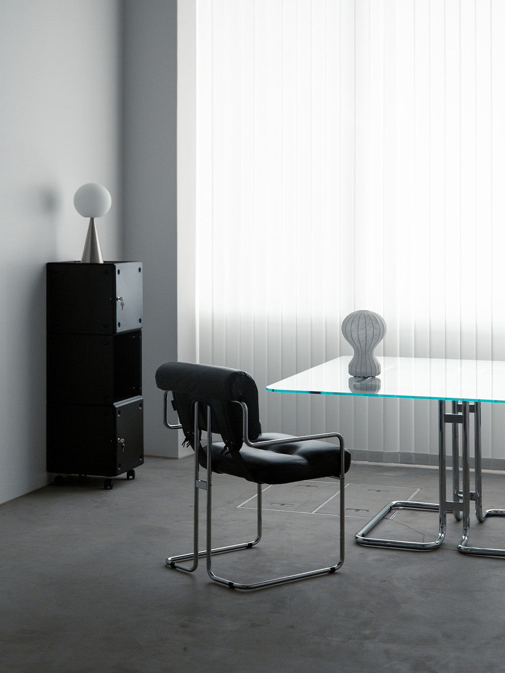 TUCROMA Glass Top Table by Guido Faleschini for 4 MARIANI