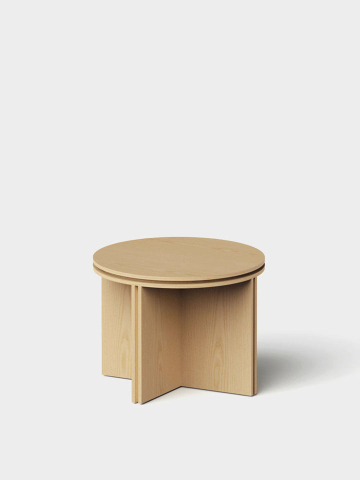 Slot Round Side Table by Francesc Rifé for Kendo