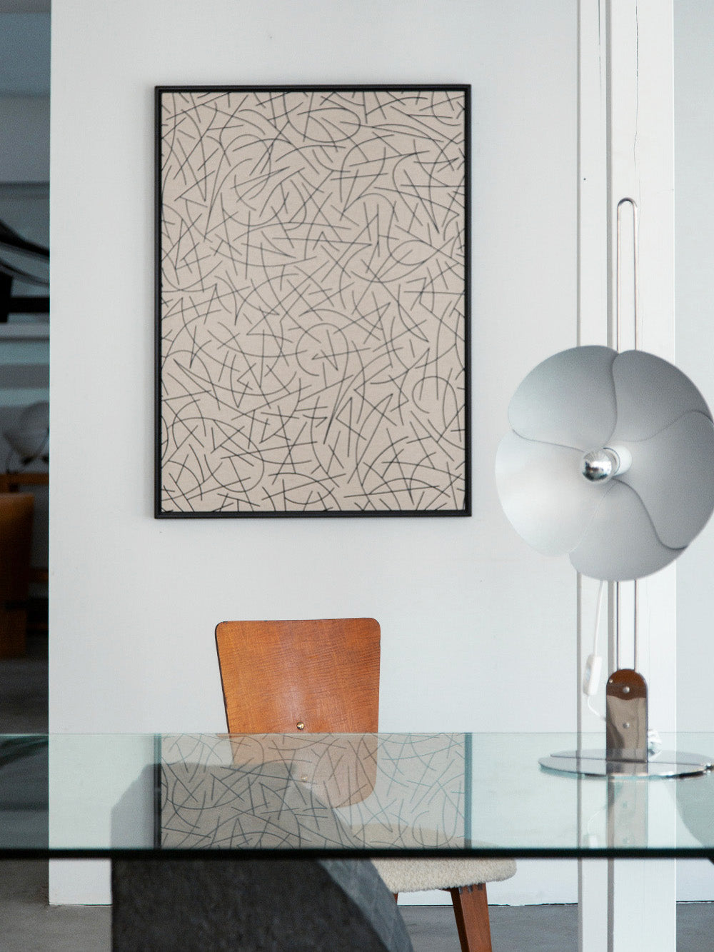 2093-80 Table Lamp by Olivier Mourgue for Disderot