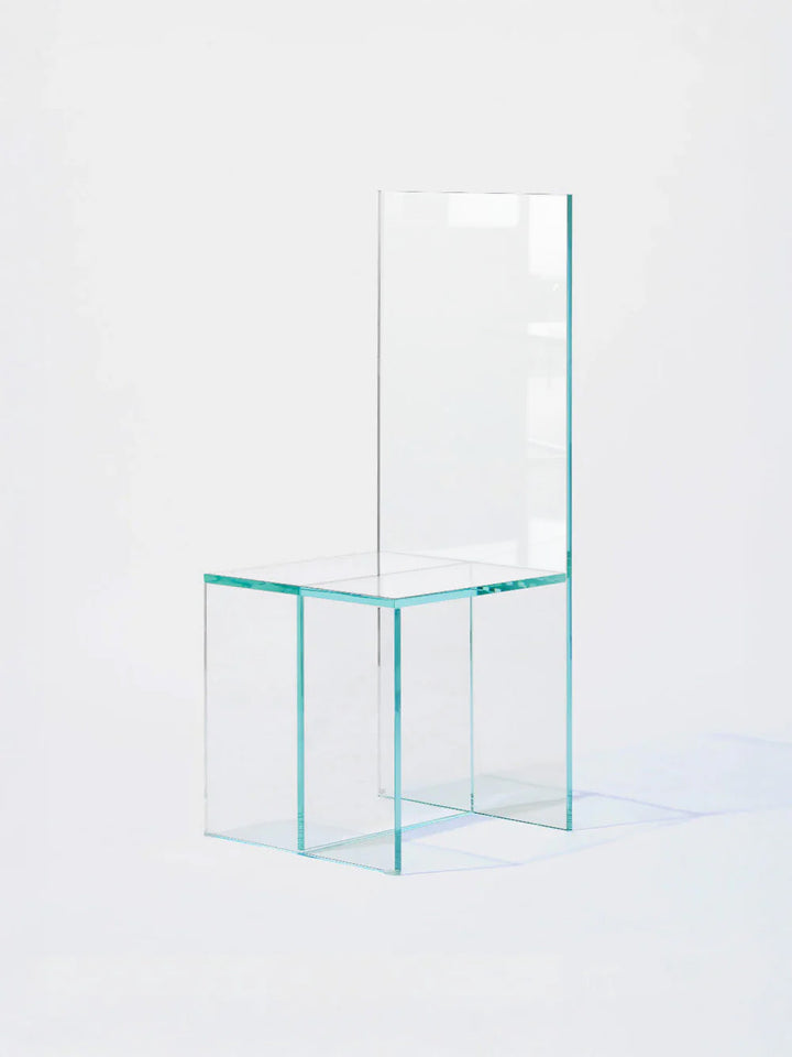 Merci Bob Glass Chair by Elena Cutolo for GLAS ITALIA