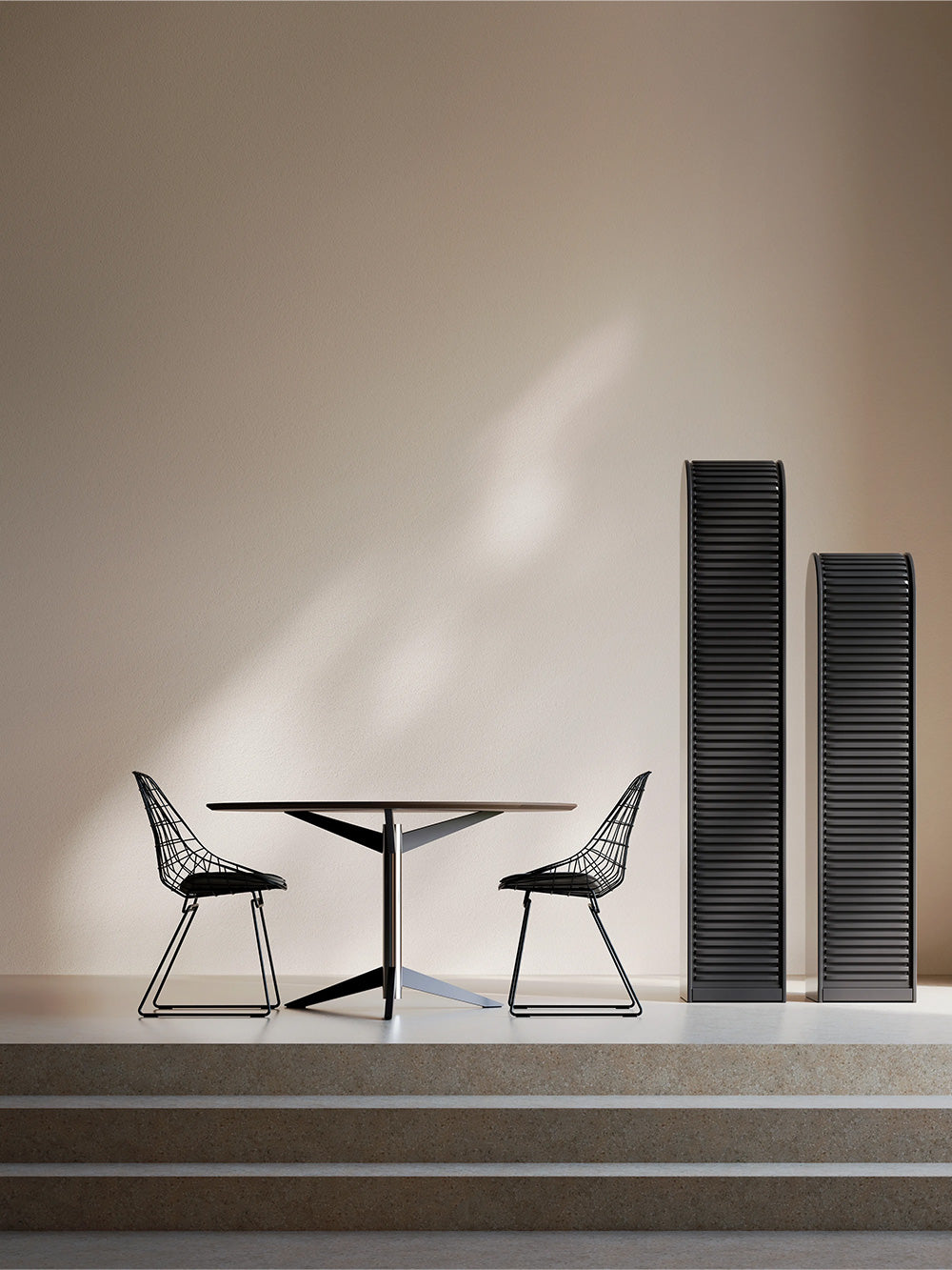 SM05 Wire Dining Chair by Cees Braakman for Pastoe