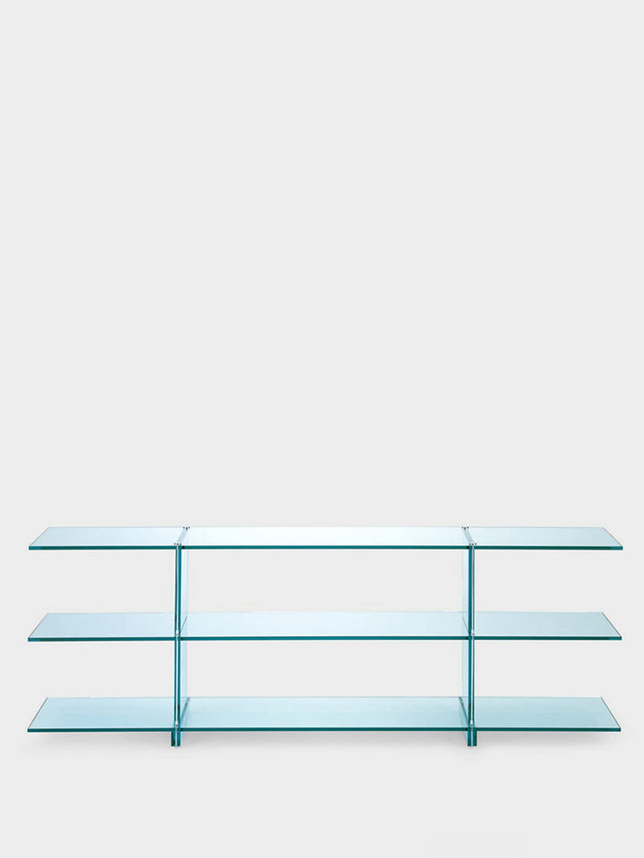 TESO Glass Console Shelf by Renzo Piano for FontanaArte
