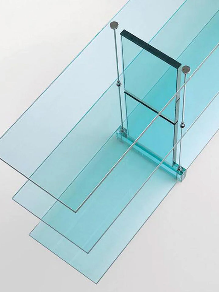 TESO Glass Console Shelf by Renzo Piano for FontanaArte
