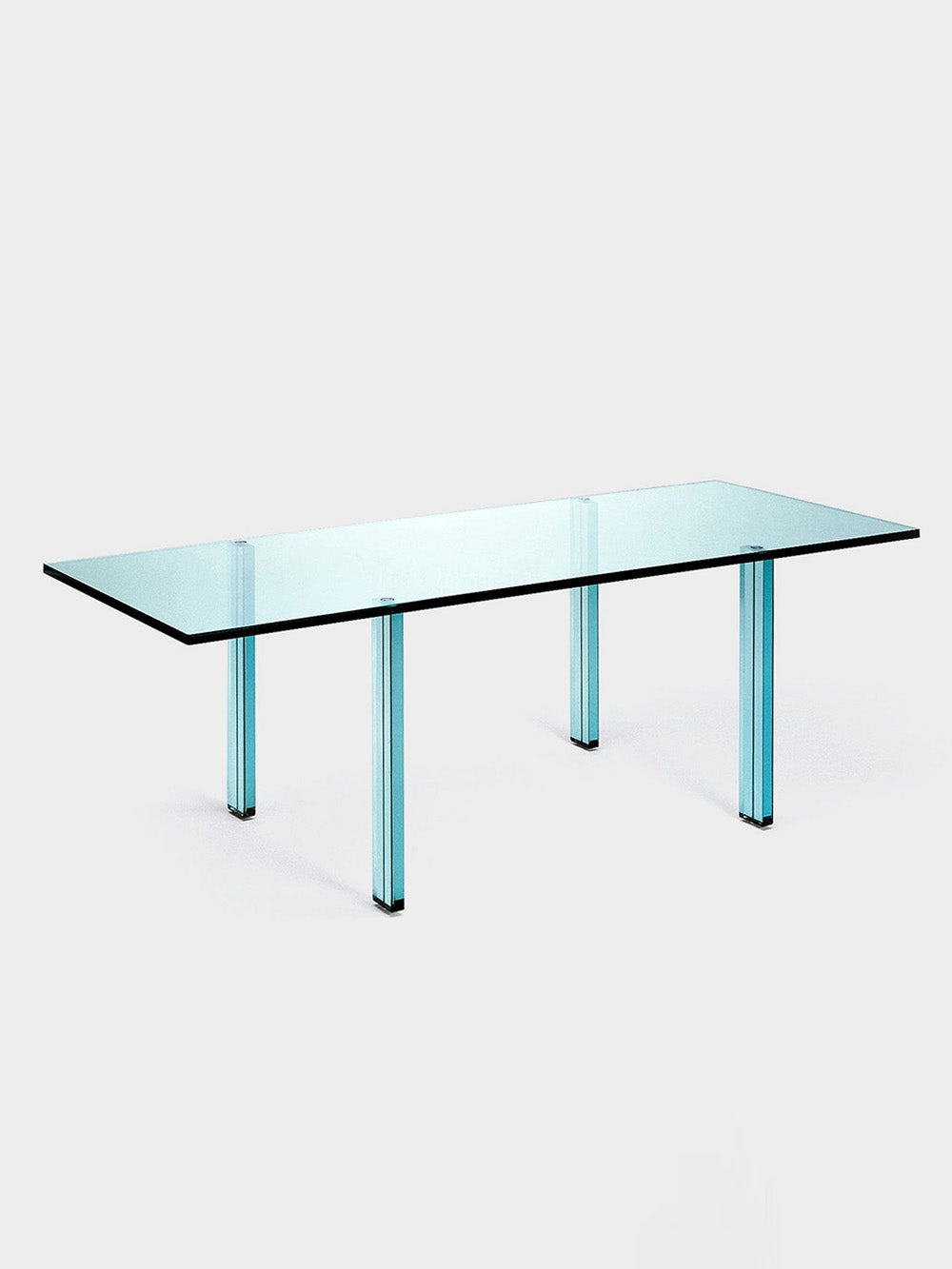 TESO Glass Table by Renzo Piano for FontanaArte