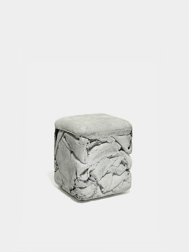 Trash Cube Stool by Nicolas le Moigne for Swisspearl