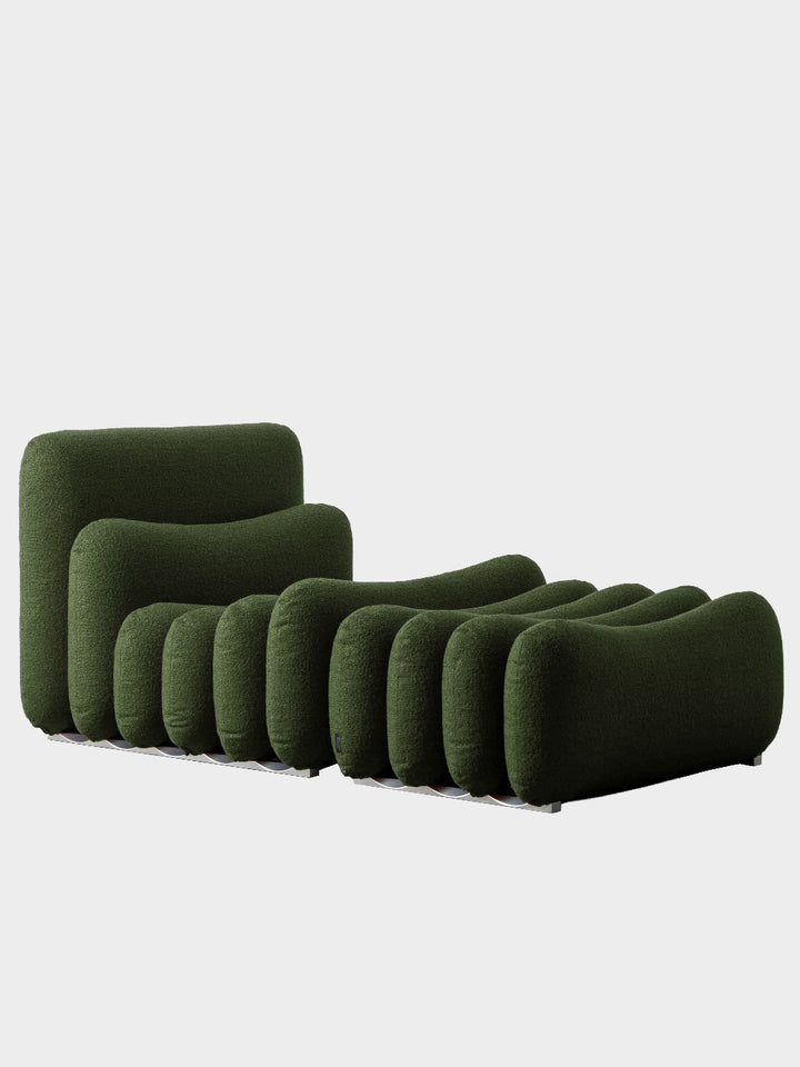 Additional System Armchair + Ottoman by Joe Colombo for Tacchini