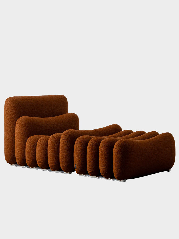 Additional System Armchair + Ottoman by Joe Colombo for Tacchini
