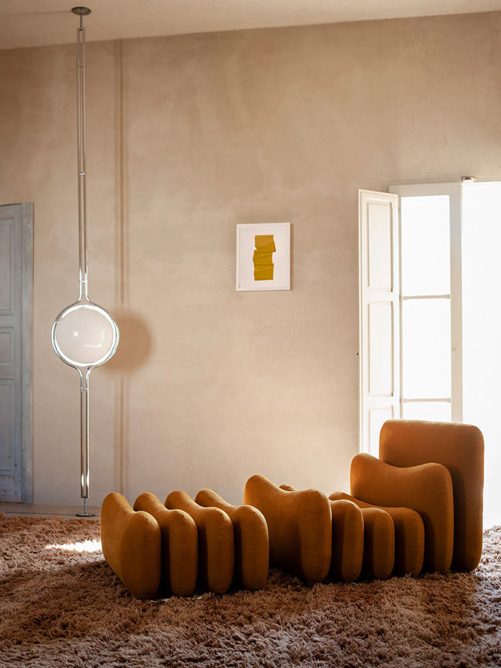 Additional System Armchair + Ottoman by Joe Colombo for Tacchini