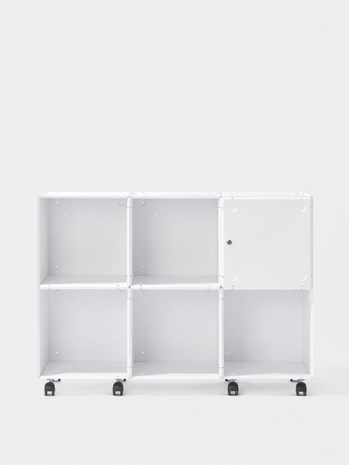 Box Storage System with Door by Elio Martinelli for Martinelli Luce