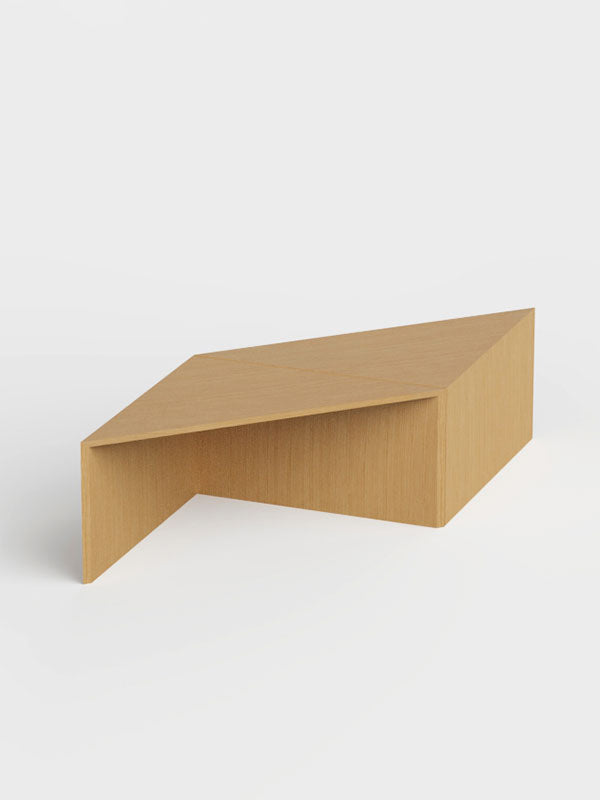 Porciones Oak Coffee Table by Miguel Milá for Kendo