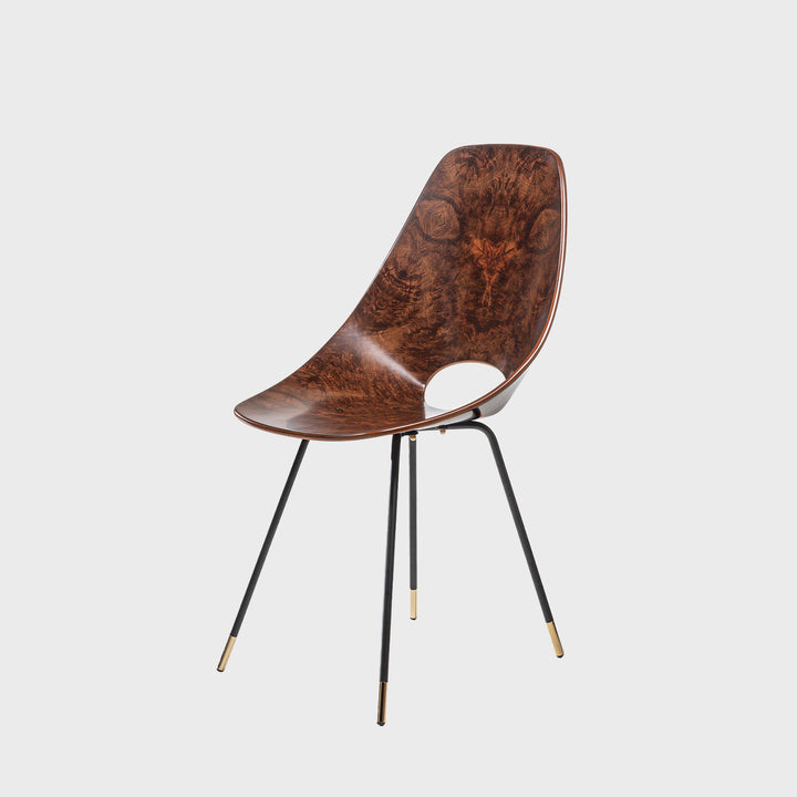 Briar Walnut Medea Chair by Vittorio Nobili for Medea