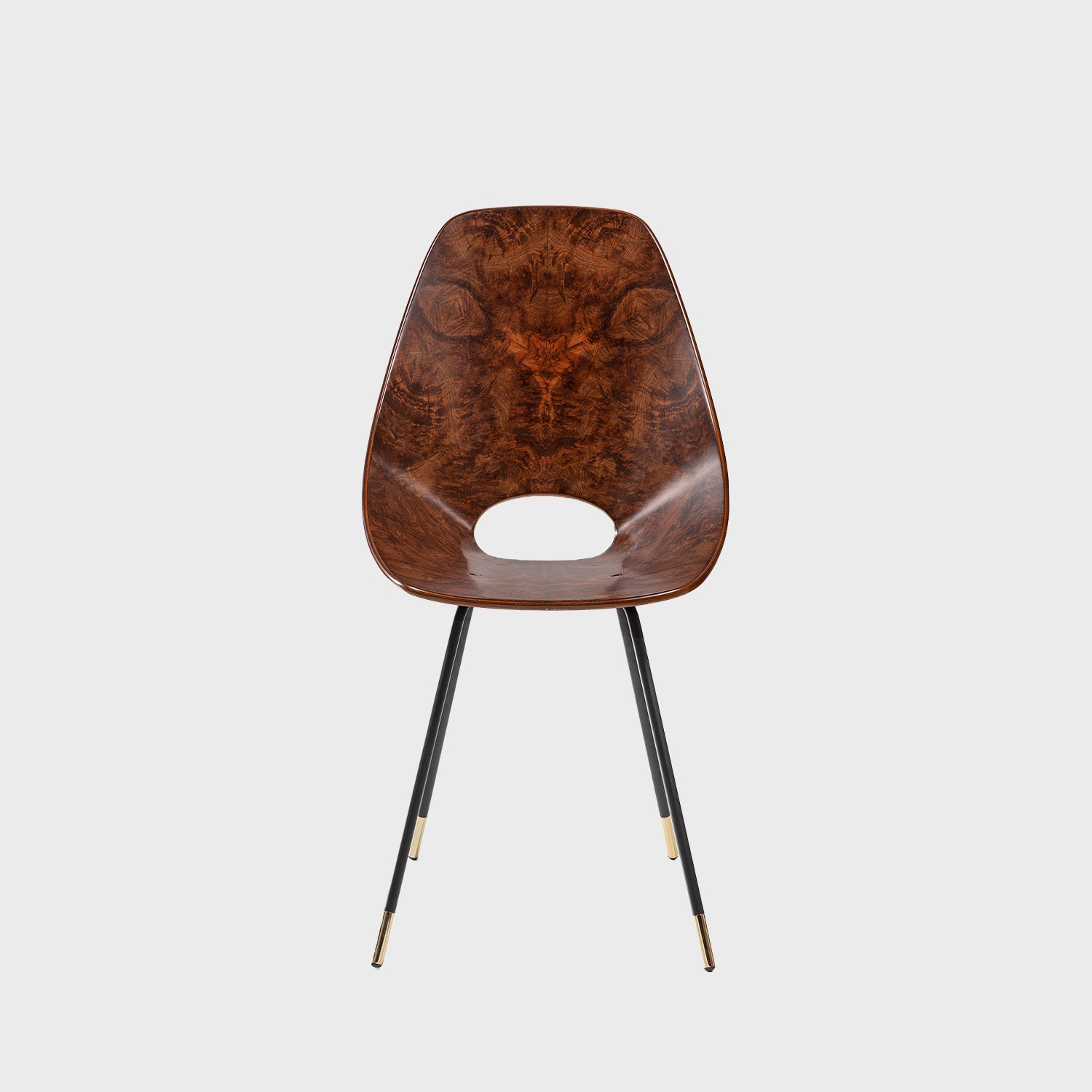 Briar Walnut Medea Chair by Vittorio Nobili for Medea