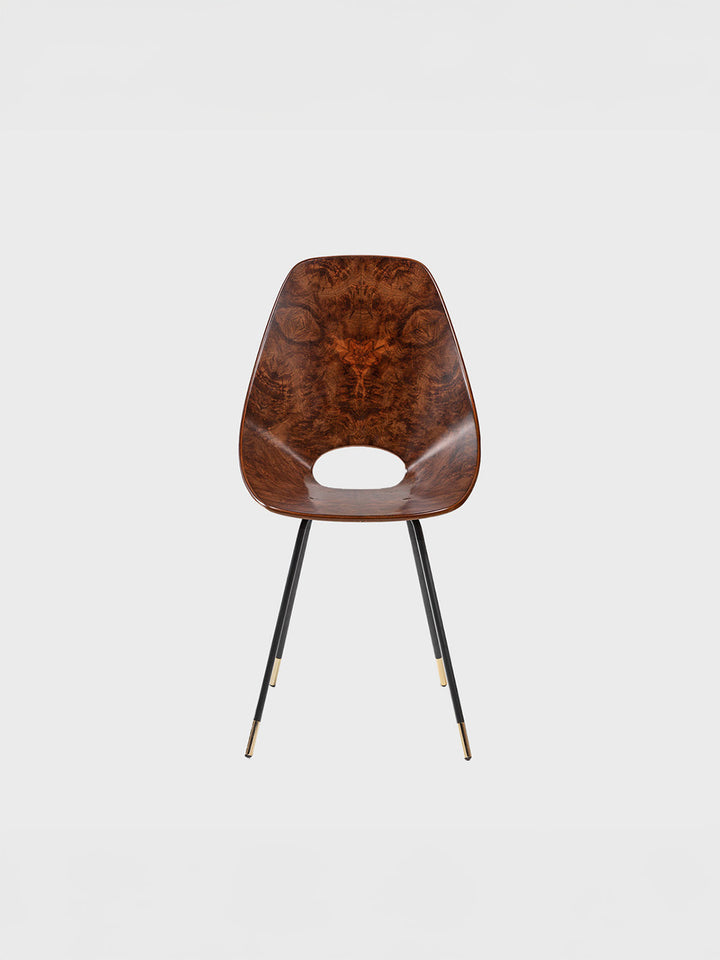 Briar Walnut Medea Chair by Vittorio Nobili for Medea