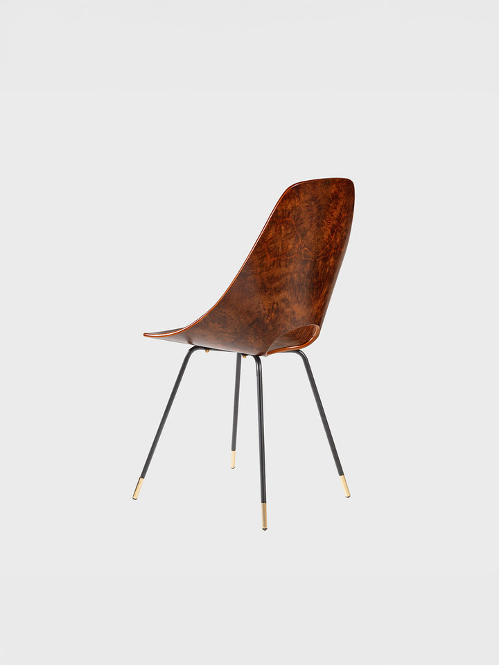 Briar Walnut Medea Chair by Vittorio Nobili for Medea