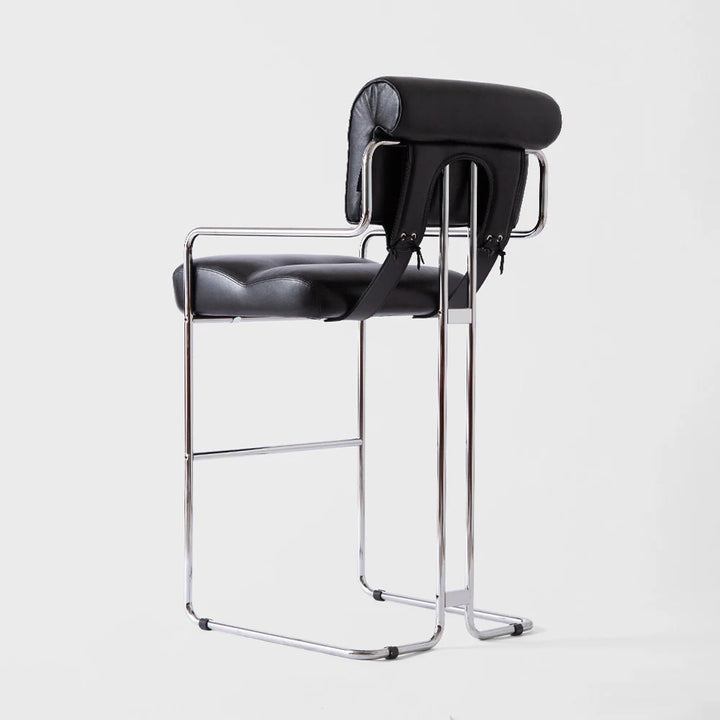 TUCROMA Bar Chair by Guido Faleschini for 4 MARIANI in Black